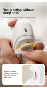 SmartClip Pro – Elektrischer 2-in-1 Nagelknipser & Polierer (Automatisch & Sicher mit LED)