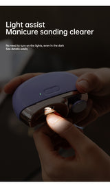 SmartClip Pro – Elektrischer 2-in-1 Nagelknipser & Polierer (Automatisch & Sicher mit LED)