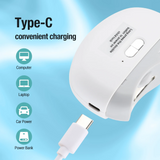 SmartClip Pro – Elektrischer 2-in-1 Nagelknipser & Polierer (Automatisch & Sicher mit LED)